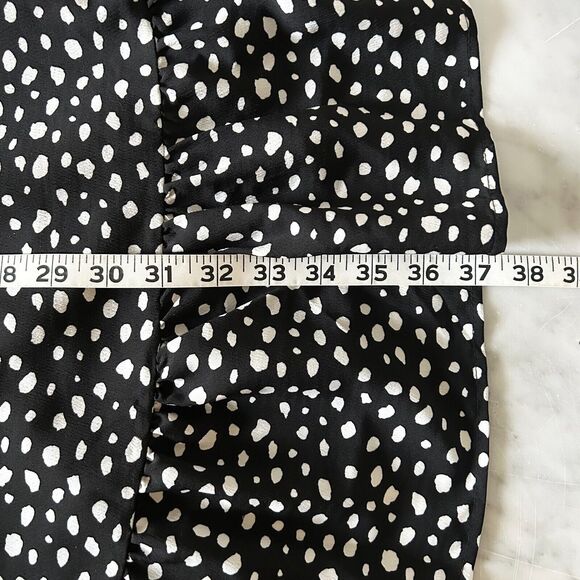 FSL Apparel Polka Dot Dress Sleeveless V-Neck Elastic Waist - Women's Size L - Picture 14 of 14